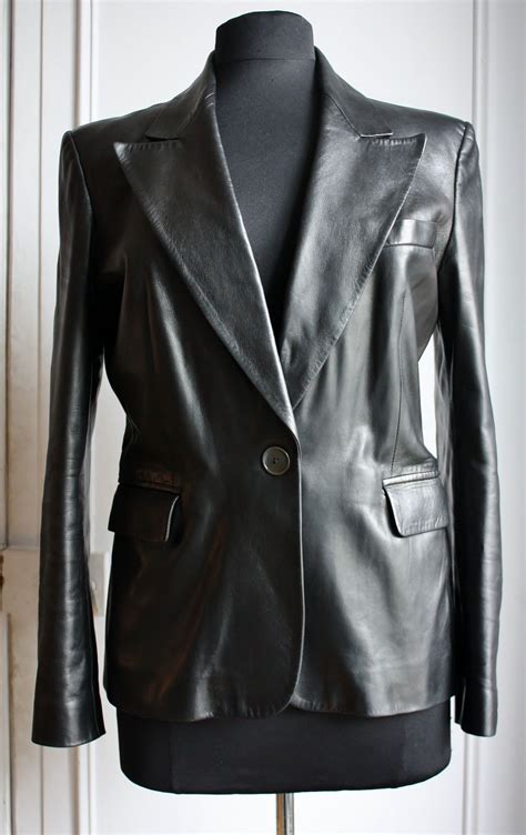 ysl leather jacket woman|YSL leather jacket vintage.